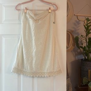 Strapless summer dress